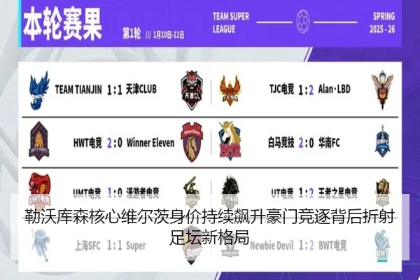 勒沃库森核心维尔茨身价持续飙升豪门竞逐背后折射足坛新格局